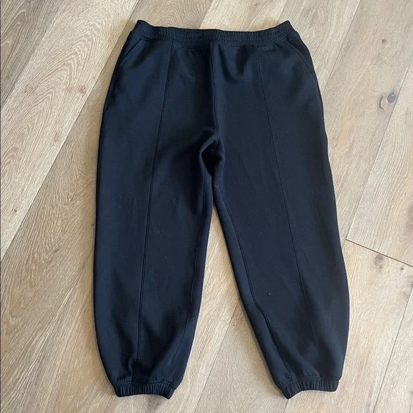 Abercrombie & Fitch YPB NeoKnit Sweatpants size xl black athletic - Picture 2 of 8